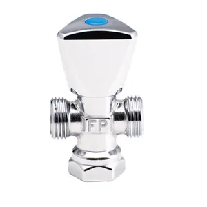 Llave de Arresto Fundición Pacífico 1/2" x 1/2" Doble Salida